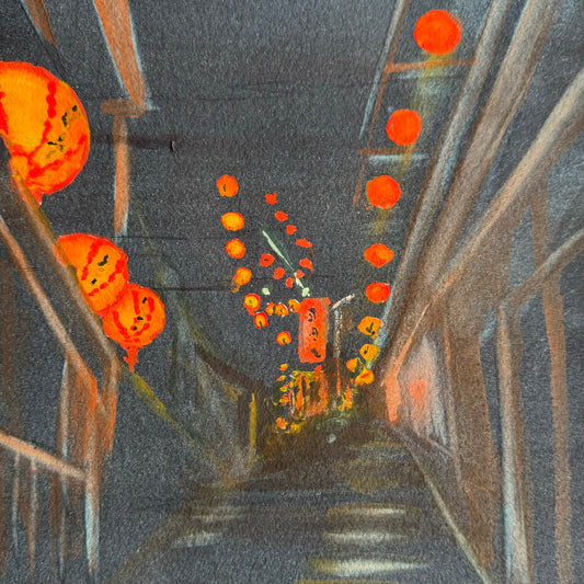 Jiufen lanterns - Fine art print