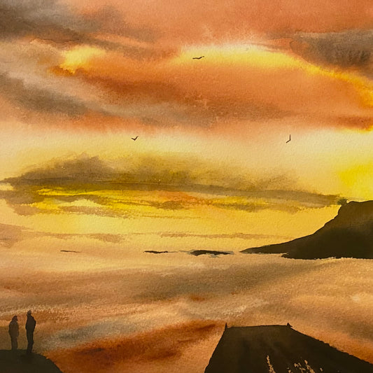 Sunset clouds - Fine art print