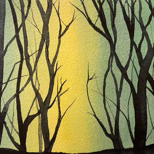Green trees - Fine art print