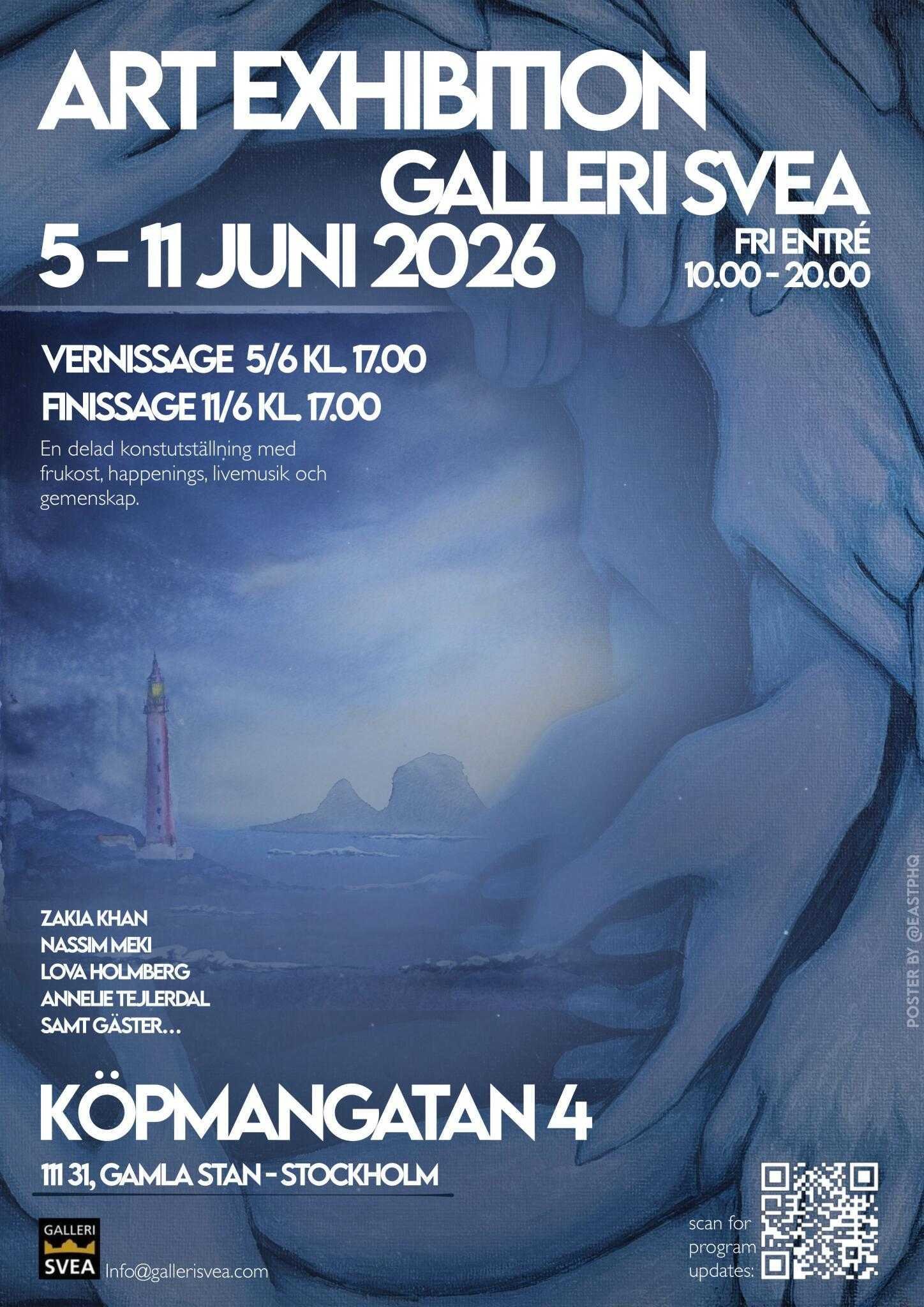 Art Exhibition — Galleri Svea, 5–11 juni 2026
